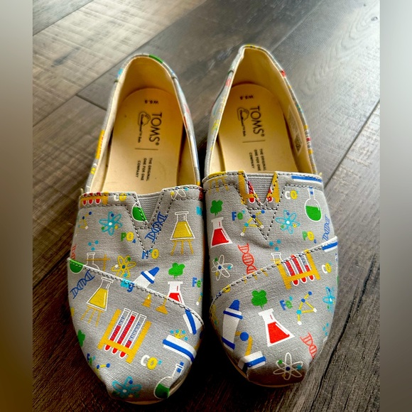 Toms Shoes - Toms Alpargata Glow In The Dark Science Shoes Size 5.5